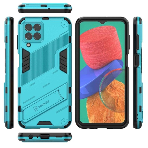 Stöttåligt Samsung Galaxy M33 5G hybridskal - Blå Blå