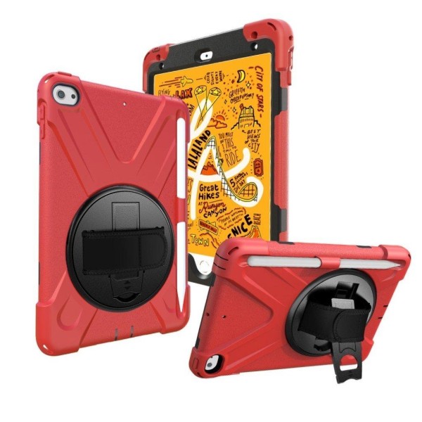 iPad Mini (2019) X-Shape 360-degree case - Red Red