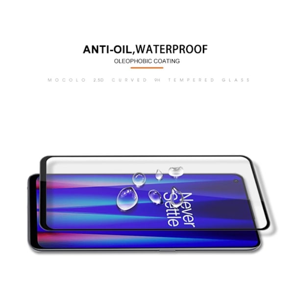 MOCOLO HD OnePlus Nord CE 2 5G skærmbeskytter i hærdet glas - Sort Udgave Transparent