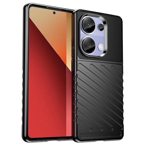 Thunder Xiaomi Redmi Note 13 Pro 4G / Xiaomi Poco M6 Pro deksel - Svart Black