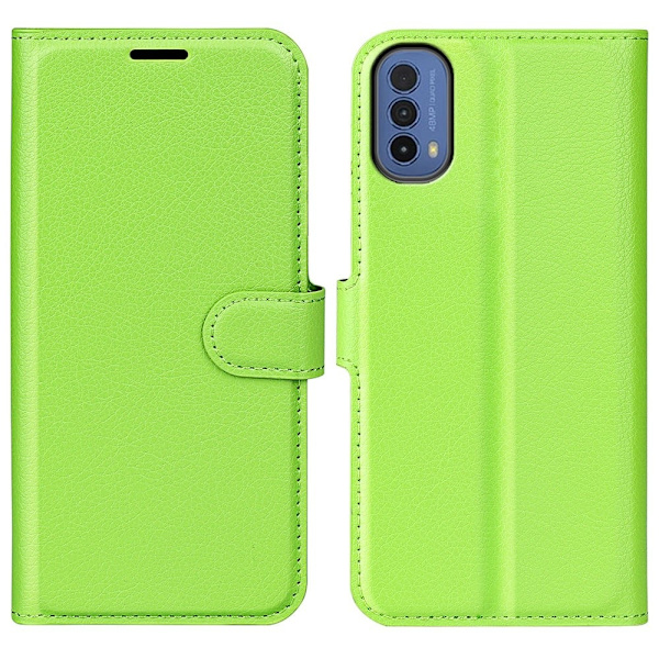 Classic Motorola Moto E30 / E40 Läppäkotelo - Vihreä Green