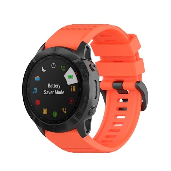 Garmin Fenix 6X hållbar klockarmband - Coral Orange