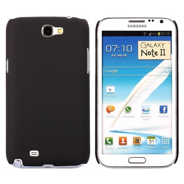 Hard Shell (Sort) Samsung Galaxy Note 2 Deksel Black