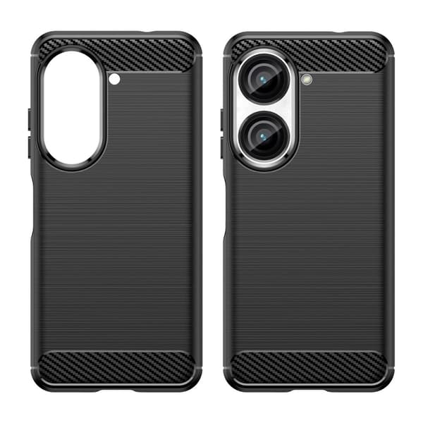 Carbon Flex Etui ASUS Zenfone 10 - Svart Black