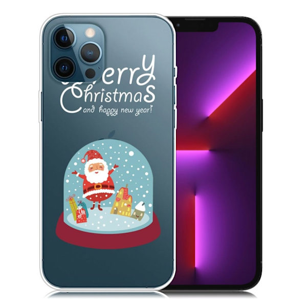 Juleveske til iPhone 13 Pro - Krystallkule Multicolor