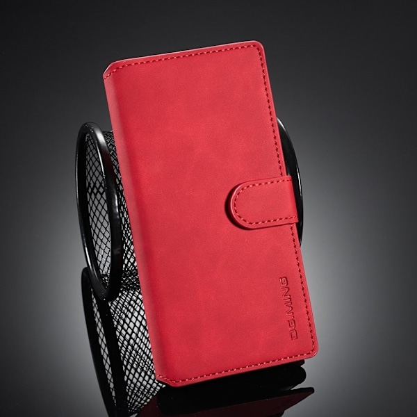 DG.MING Samsung Galaxy Note 10 Retro kotelot - Punainen Red