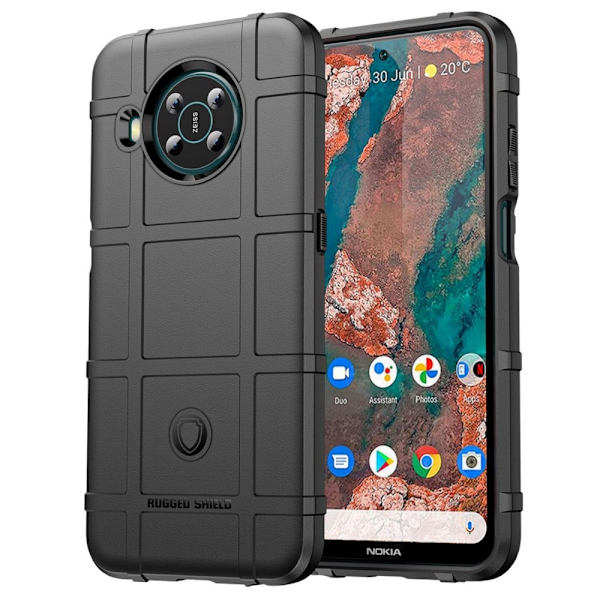 Rugged Shield Suojakotelo Nokia X100 - Musta Black