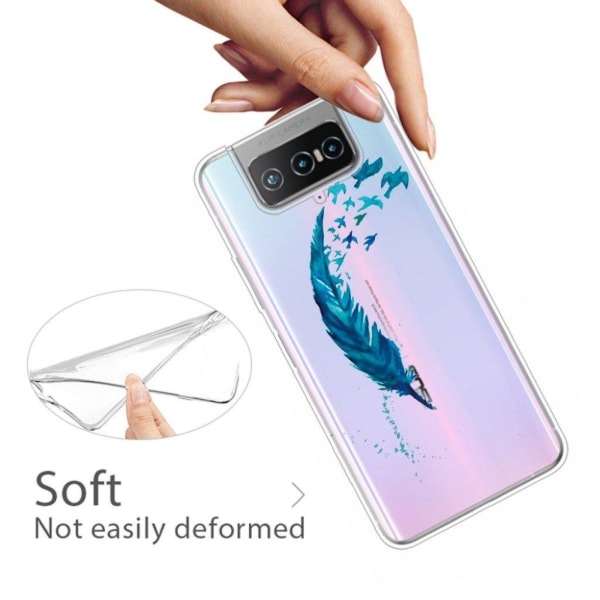 Deco Asus Zenfone 7 Pro cover - Blå Blue