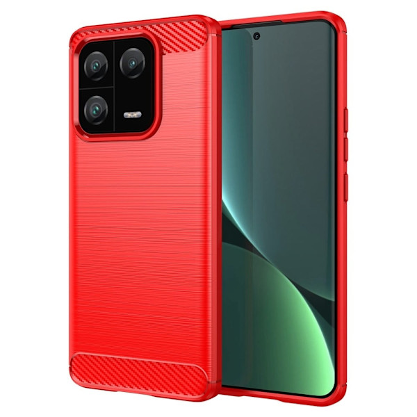 Carbon Flex Xiaomi 13 Pro skal - Röd Röd