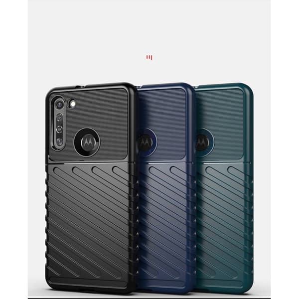 Thunder Motorola Moto G8 deksel - Blå Blue