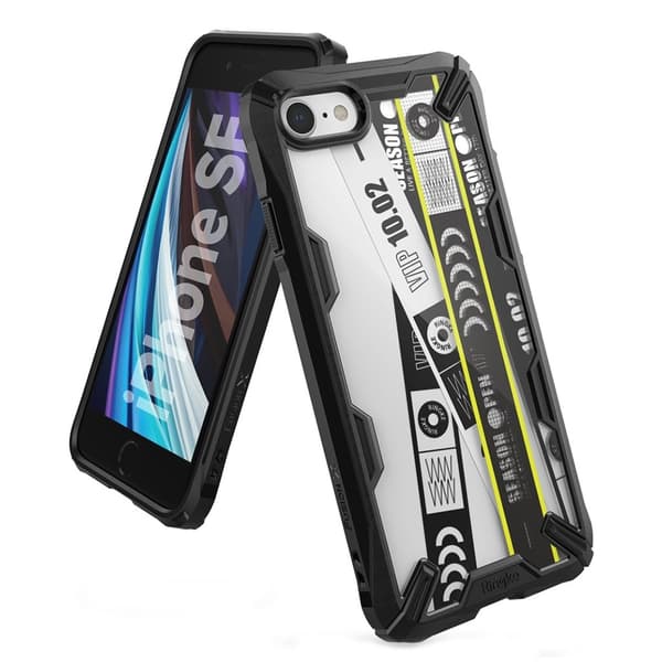 Ringke FUSION X DESIGN - iPhone SE 2020 / 8 / 7 - Billetbånd Black