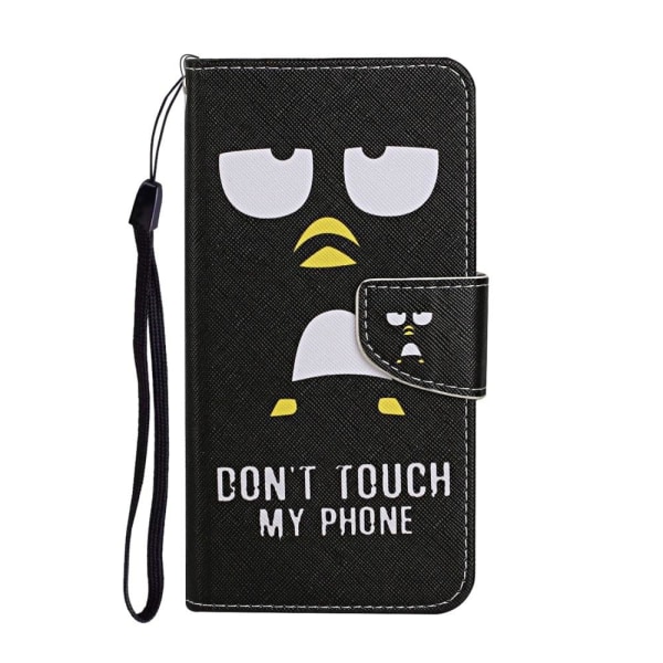 Wonderland Xiaomi Redmi 9A Flip Etui - Do Not Touch My Phone Black