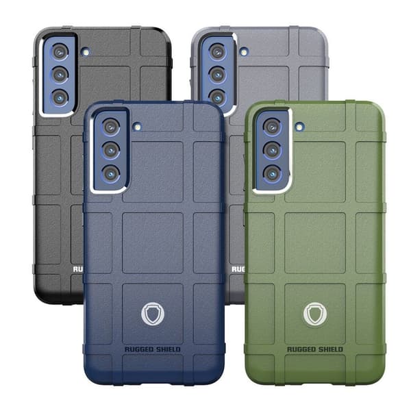 Rugged Shield Samsung Galaxy S21 FE skal - Svart Svart