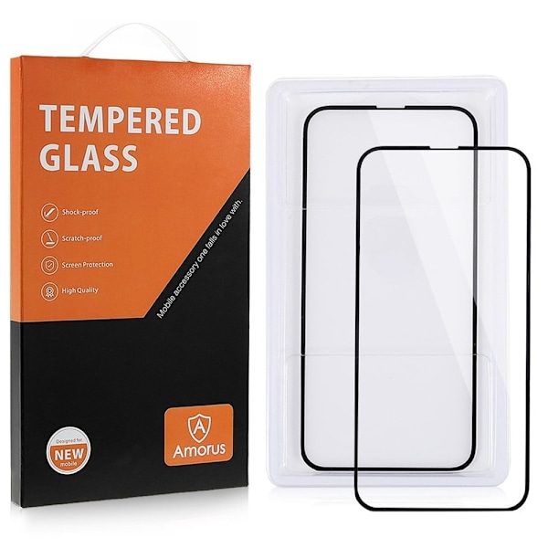 2 stk AMORUS ekstra stærk skærmbeskyttelse af glas til Sony Xperia 10 IV Transparent