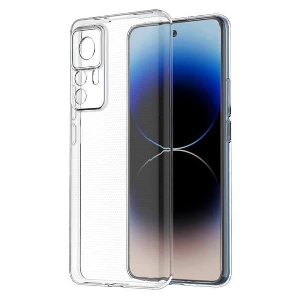 Erittäin ohut läpinäkyvä kotelo Xiaomi 12T Pro:lle Transparent