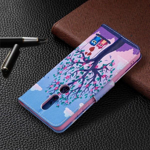 Wonderland Nokia 2.4 Flippetui - To Ugler Multicolor