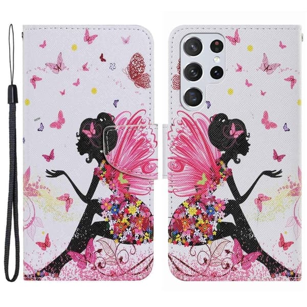 Wonderland Samsung Galaxy S23 Ultra Flip Etui - Fe Pink