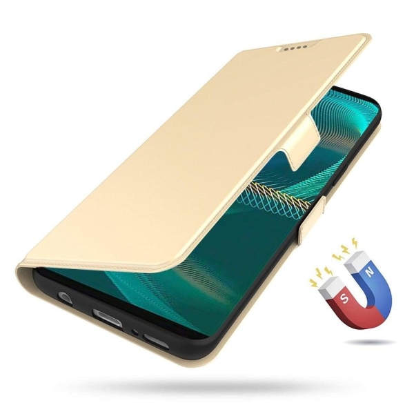 Smidigt och tunt PU-läder Sony Xperia 5 II fodral - Guld Guld