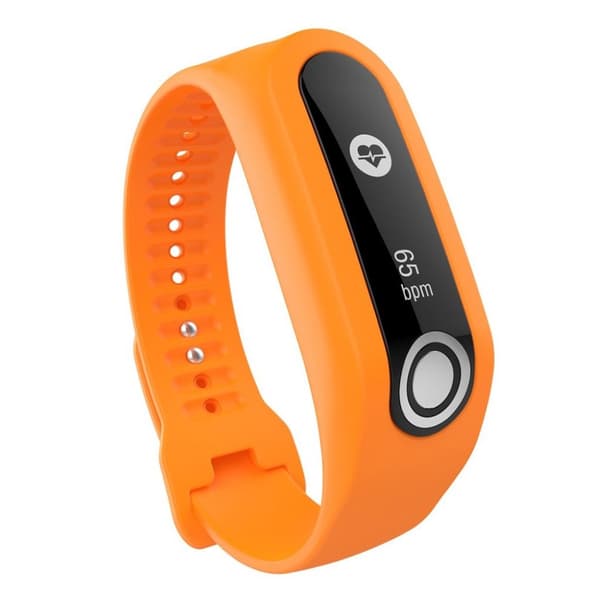 TomTom Touch Holdbart silikone rem - Orange Orange