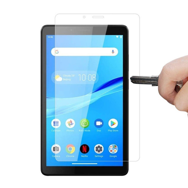 Lenovo Tab M7 arc edge tempered glass screen protector Transparent