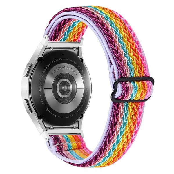 Elastiskt enkelt klockarmband för Samsung Galaxy Watch 4 - Färgstark multifärg