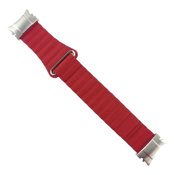 Samsung Galaxy Watch 5 / 4 ægte læderrem - Rød Red