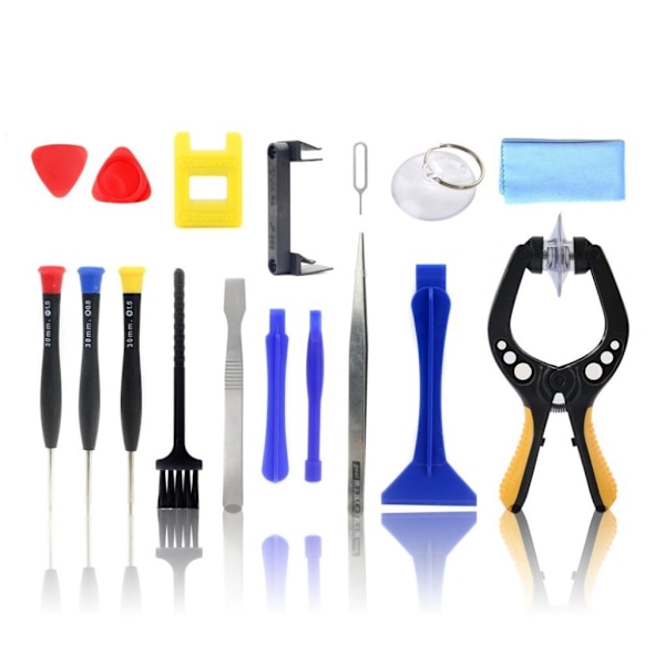 JF-8137 17-i-1 verktygs-set reparera Iphone Samsung Huawei multifärg