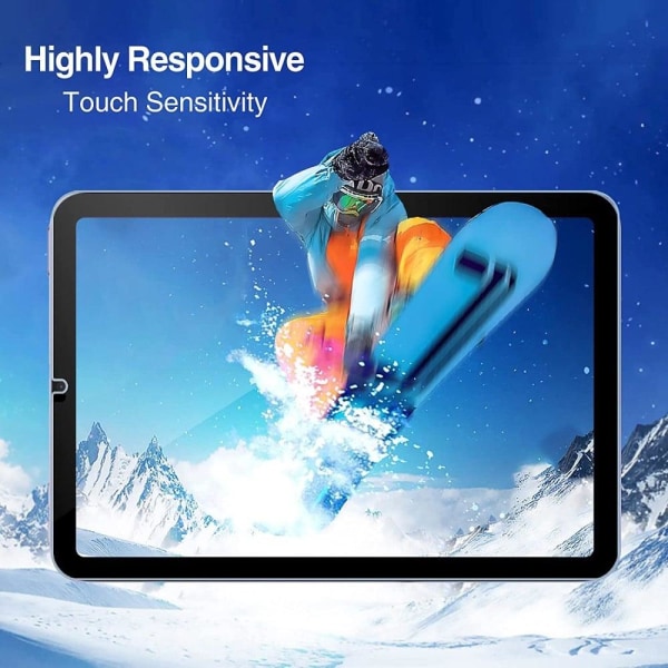iPad Mini 6 (2021) 0.3mm arc edge tempered glass screen protecto Transparent