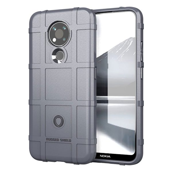 Rugged Shield Nokia 3.4 skal - Silver/Grå Silvergrå