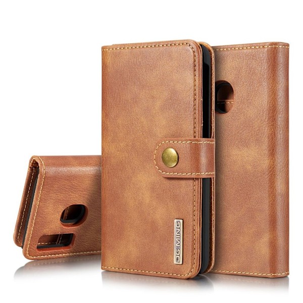DG.MING Samsung Galaxy A40 2-i-1 Wallet Etui - Brun Brown