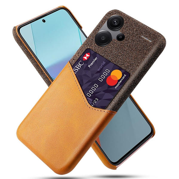 Bofink Xiaomi Redmi Note 13 Pro Plus korttikotelo - Oranssi Orange