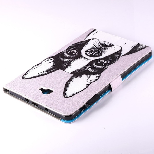 Samsung Galaxy Tab A 10.1 (2016) læder-etui - Smart hund Multicolor