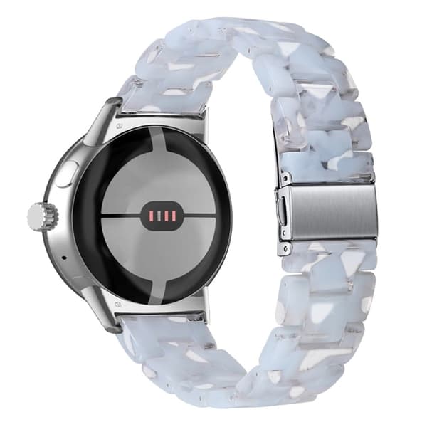 Google Pixel Watch-klokkerem i harpiksstil - Babyblå Blue