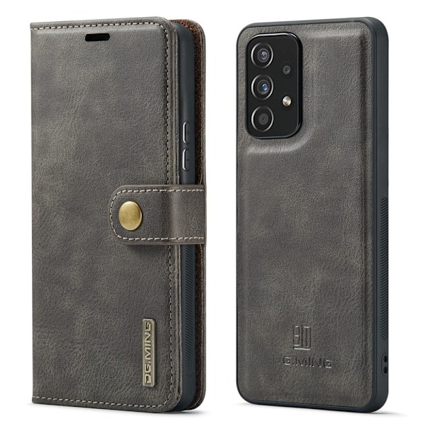 DG.Ming Samsung Galaxy A53 5G 2-in-1 Pung Etui - Grå Silver grey