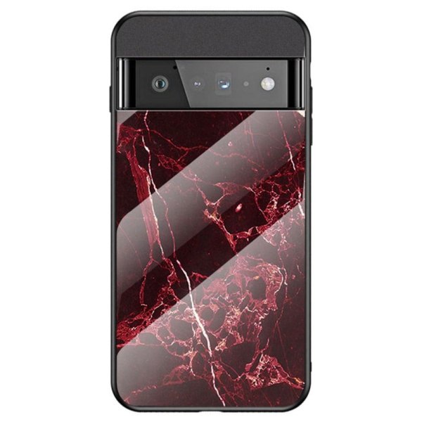 Fantasy Marble Google Pixel 7 Pro cover - Blood Red Marble Red