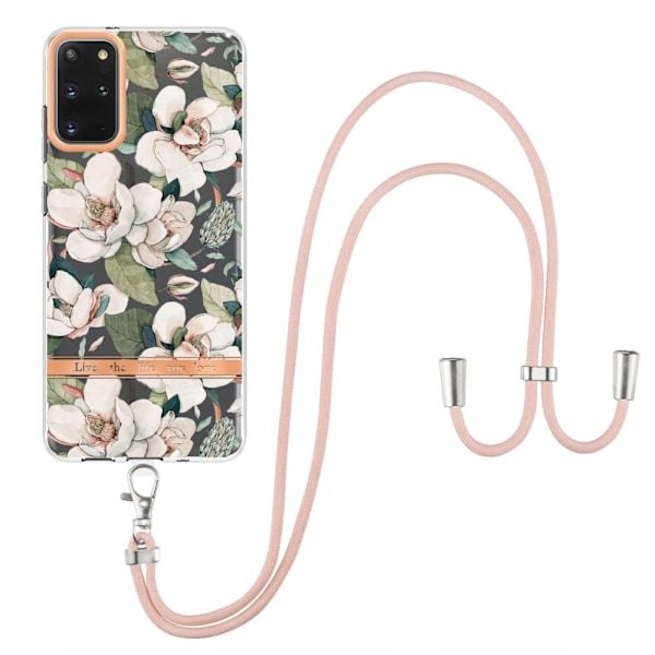 Slankt og holdbart softcover med nøglesnor til Samsung Galaxy S20 Plus - Grøn Gardenia Green