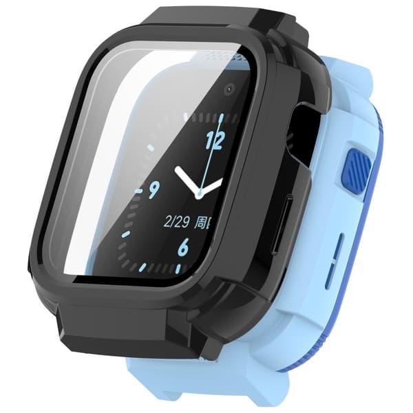 Mibro Children's Phone Watch T6C Case Hard Bump Resistant Full Coverage Protective Cover - Black Black