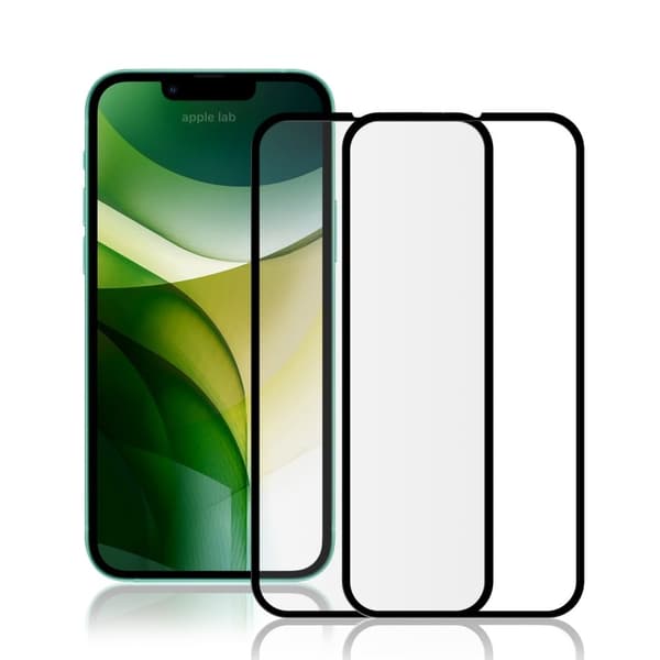 2 stk AMORUS ekstra stærk glasskærmbeskytter til iPhone 13 Mini Transparent