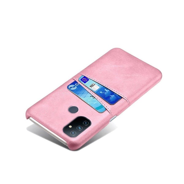 Dual Card case - OnePlus Nord N100 - Rose Gold Pink