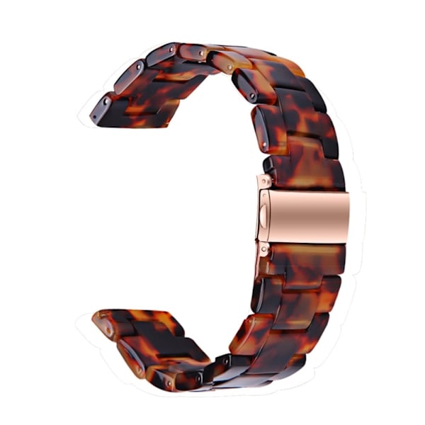 20 mm Huawei Watch GT 2 42 mm / Watch 2 resin-urrem med spænde i rustfrit stål - Hawksbill Multicolor