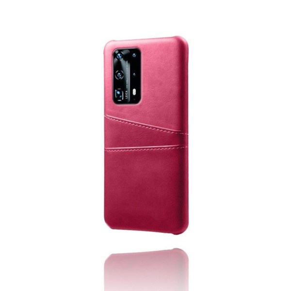 Huawei P40 skal med korthållare - Rosa Rosa