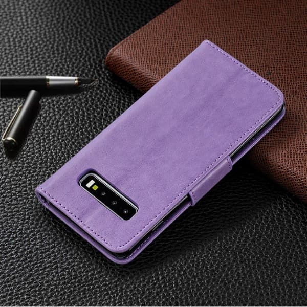 Butterfly Samsung Galaxy S10 etui - Lilla Purple