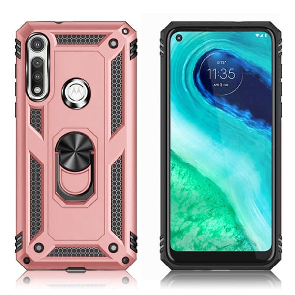 Bofink Combat Motorola Moto G Fast Etui - Rødguld Pink