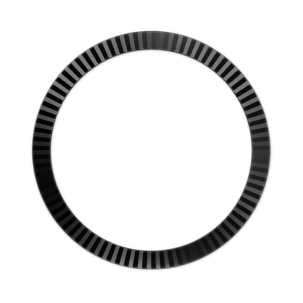 Samsung Galaxy Watch 4 Classic (46 mm) skrå ring i rustfrit stål - Sort Black