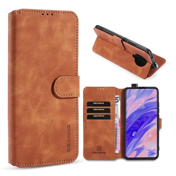 DG.MING Xiaomi Redmi K30 Pro / Poco F2 Pro Retro Etui - Brun Brown