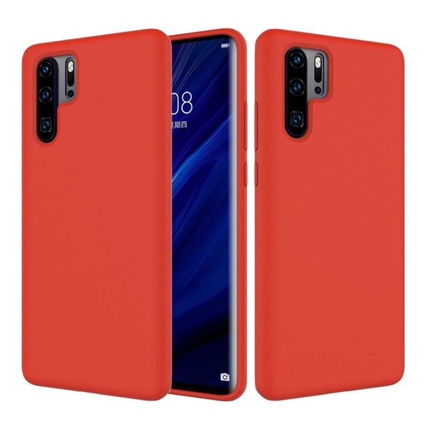Huawei P30 Pro enkelt silikonecover - rød Red