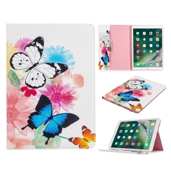 iPad 10.2 (2019) Stilfuldt mønster læder flip etui - Livlige Som Multicolor