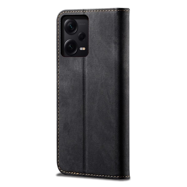 Jeans Xiaomi Redmi Note 12 Pro Flippetui - Svart Black