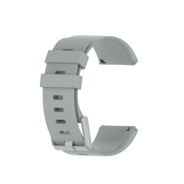Fitbit Versa 2 / Versa Lite silikone Urrem - Grå / Størrelse: L Silver grey