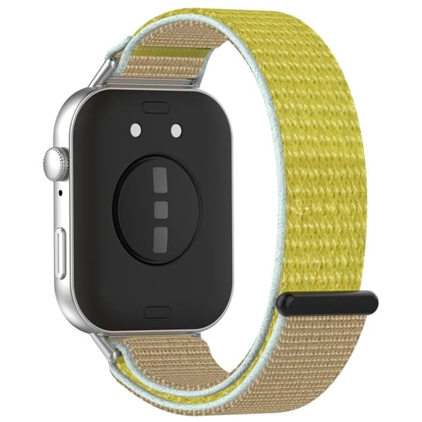 Huawei Watch Fit 3 Strap Magic Tape Nylon Soft Watchband - Kamel Yellow